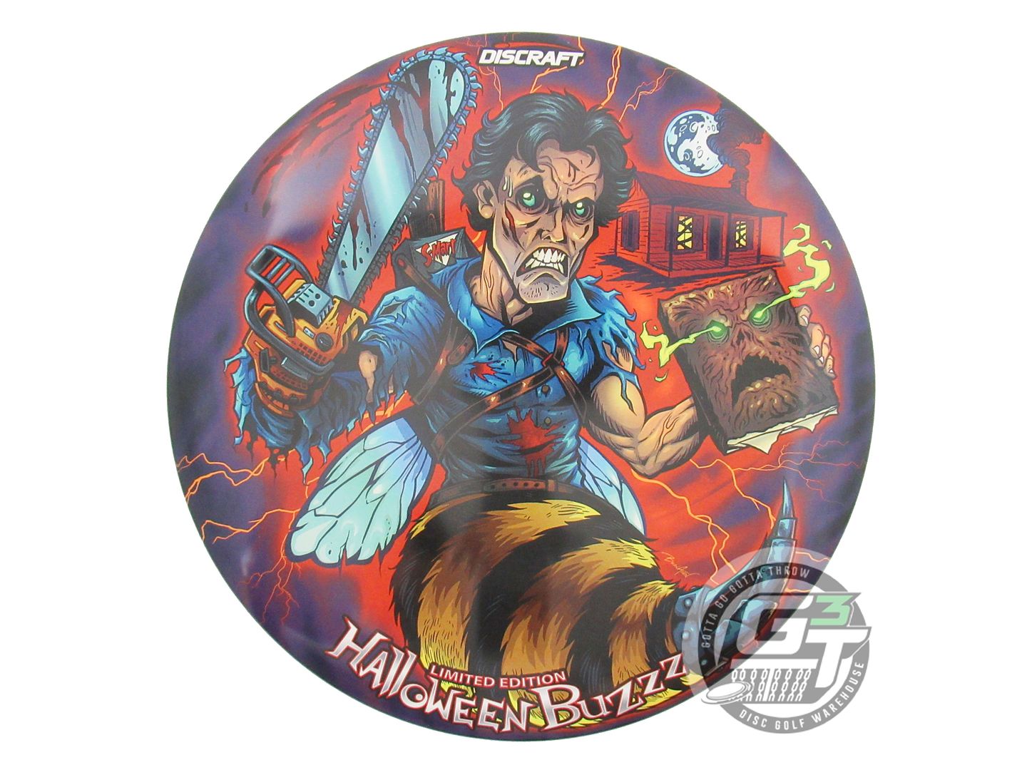 NOS Discraft HALLOWEEN SuperColor ESP Buzzz 176g ARMY OF DARKNESS Midrange Disc