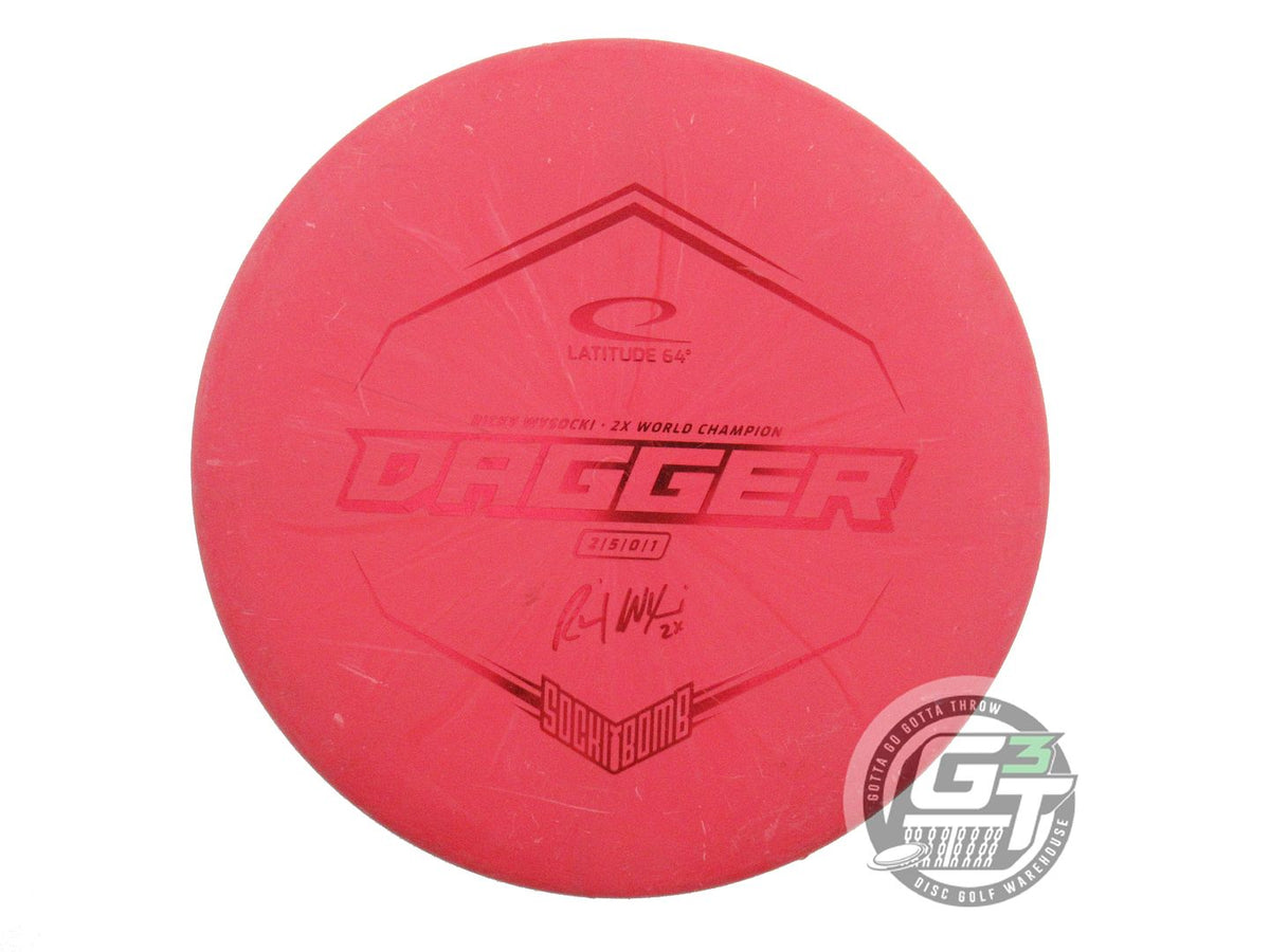 USED Latitude 64 [WYSOCKI] Zero Hard Burst Dagger 175g Red Putter Golf ...