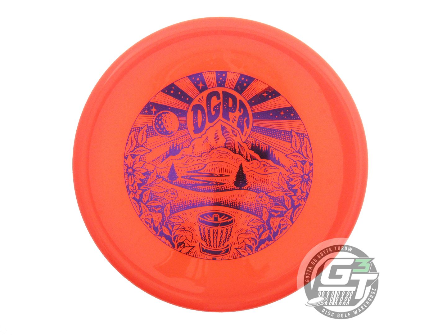 NOS Kastaplast [NATIONALLY PARKED] K1 Berg 175g Orange Purple Foil Putter Disc