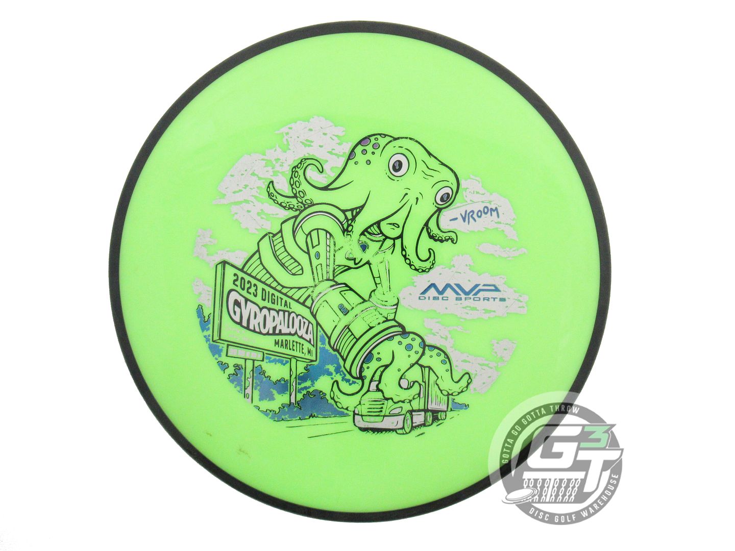 USED MVP Disc Sports [GYROPALOOZA] Neutron Detour 176g Lime Midrange Golf Disc