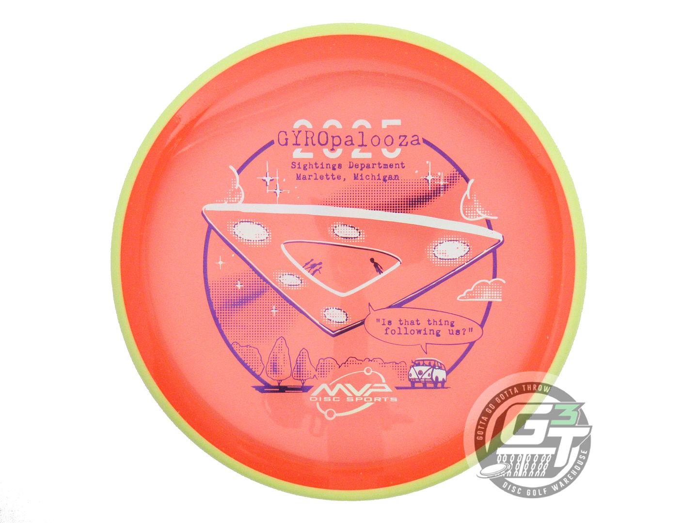 USED Axiom Discs [GYROPALOOZA] Prism Proton Pyro 177g Orange WARPED Golf Disc