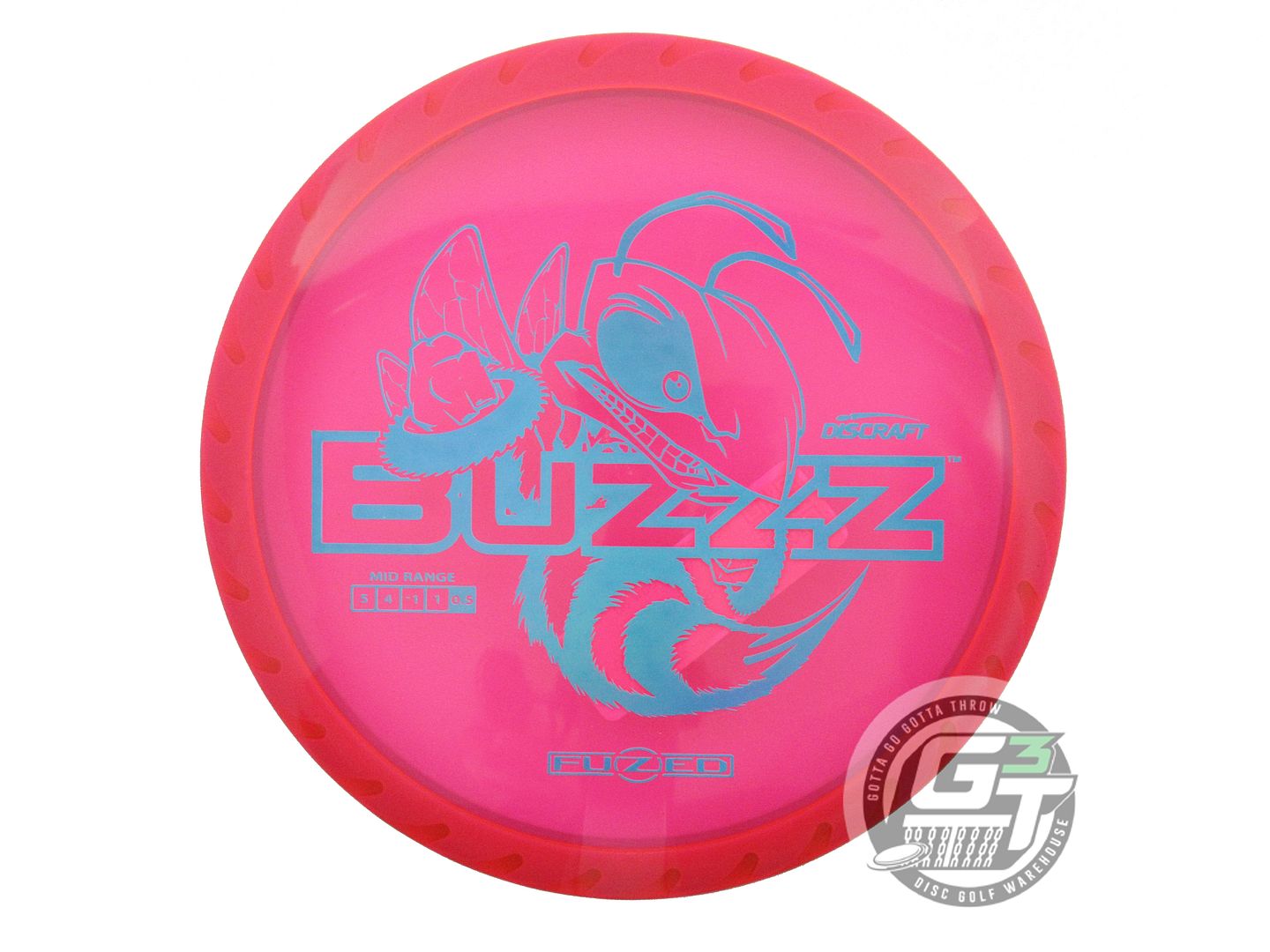 Discraft Fuzed Line Buzzz w/ Saw Pattern Midrange Golf Disc (Individually Listed)