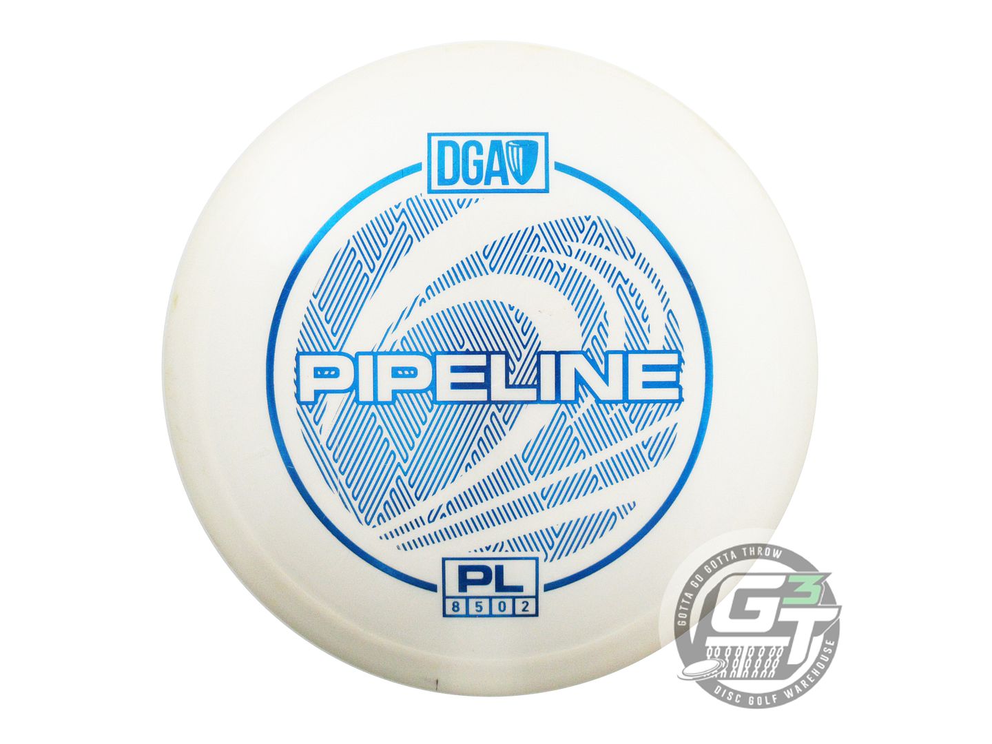 USED DGA ProLine Pipeline 174g White Blue Foil Fairway Driver Golf Disc