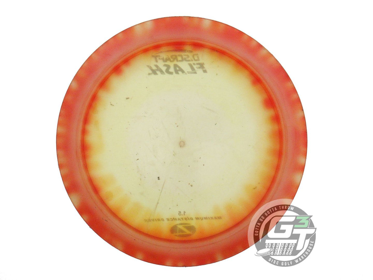 USED Discraft FlyDye Z Flash 169g Orange Burst Distance Driver Golf Disc
