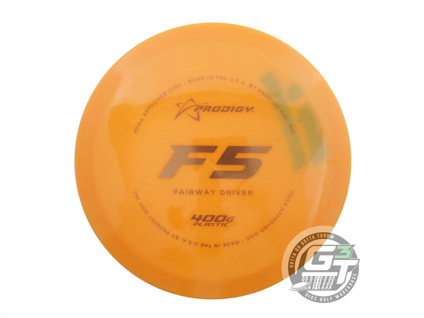 USED Prodigy Discs 400G F5 174g Orange Brown Foil Fairway Driver Golf Disc