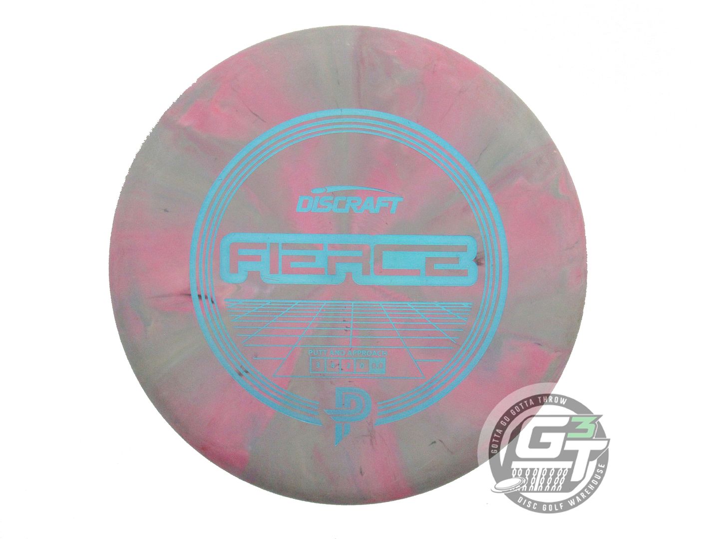 USED Discraft [PIERCE] Jawbreaker Fierce 171g Pink-Green Blue Holo Putter Disc