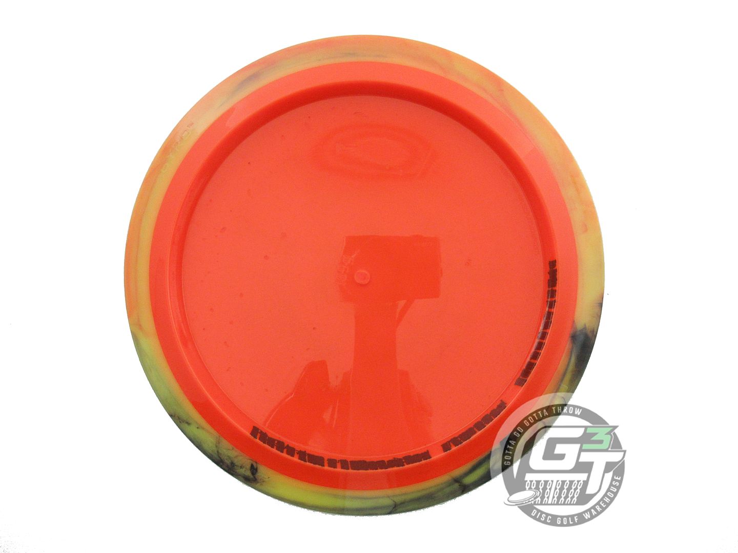 USED Axiom Discs Neutron Panic 169g Orange Swirl Rim Distance Driver Golf Disc