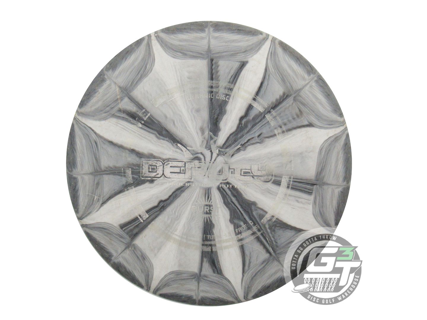 USED Dynamic Discs Prime Burst Deputy 175g Gray Silver Foil Putter Golf Disc