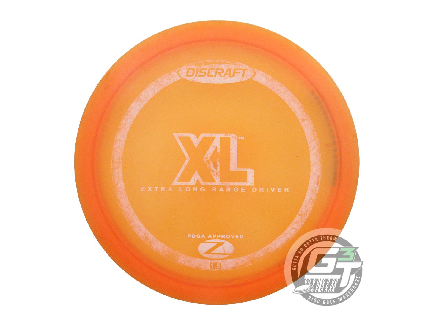 USED Discraft Z XL 173g Orange White Stamp PFN Distance Driver Golf Disc
