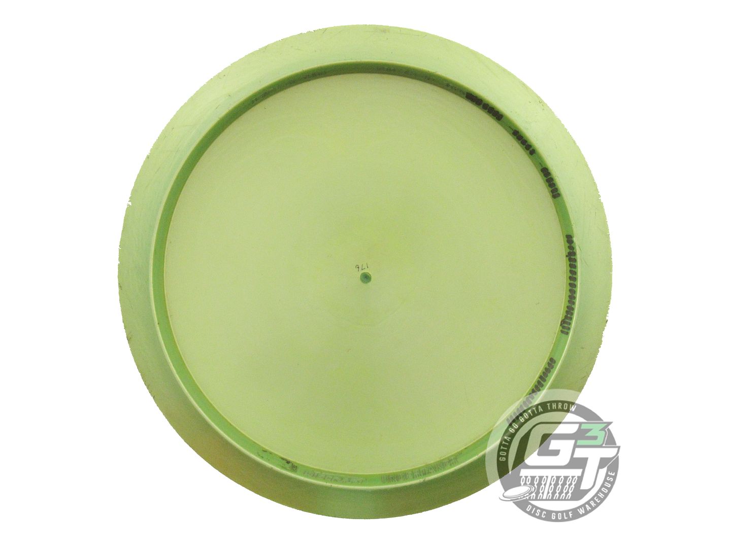 USED Discraft [McBETH] 5X Titanium Undertaker 176g Lime Red Foil Driver Disc