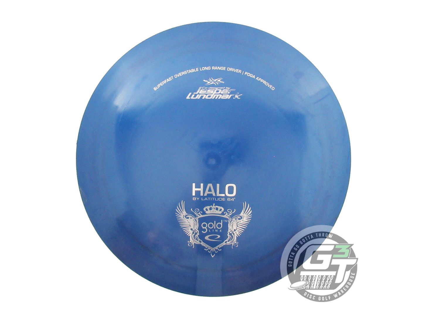USED Latitude 64 Gold Halo 172g Blue Silver Foil Distance Driver Golf Disc