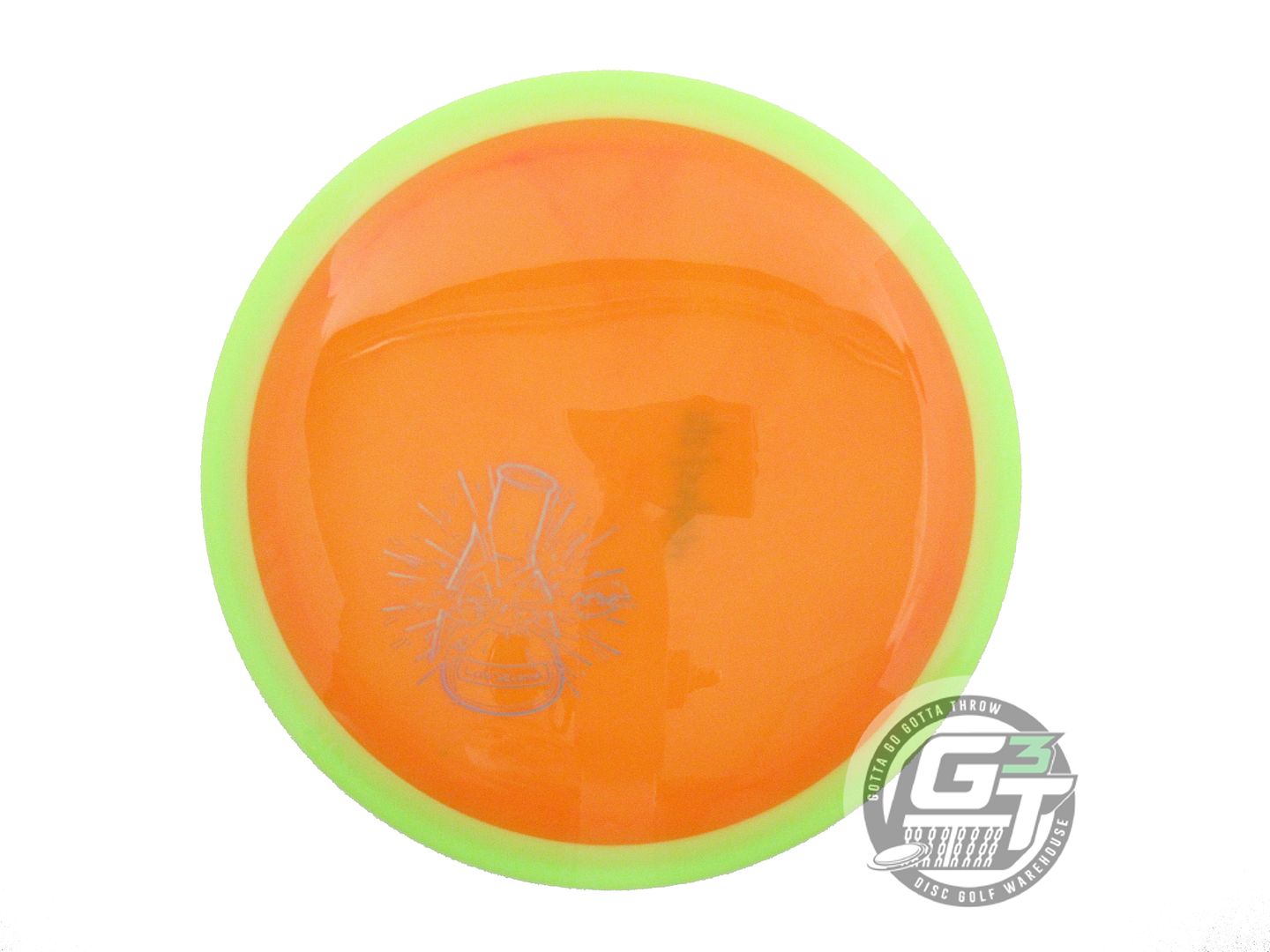 USED Axiom Discs X-OUT Neutron Excite 174g Orange Lime Rim Distance Driver Disc