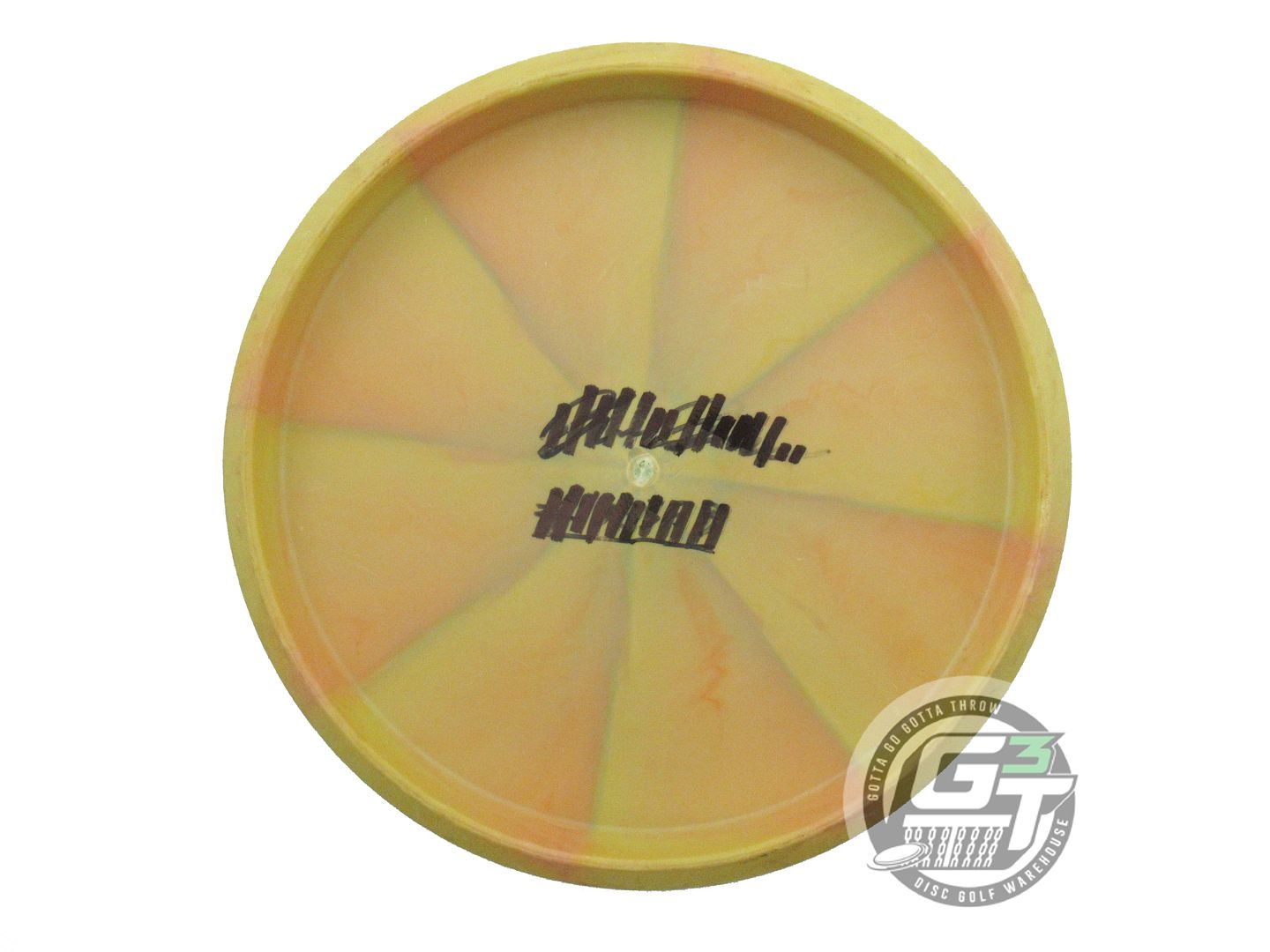 USED Thought Space Nebula Nerve Praxis 175g Yellow-Orange A Putter Golf Disc