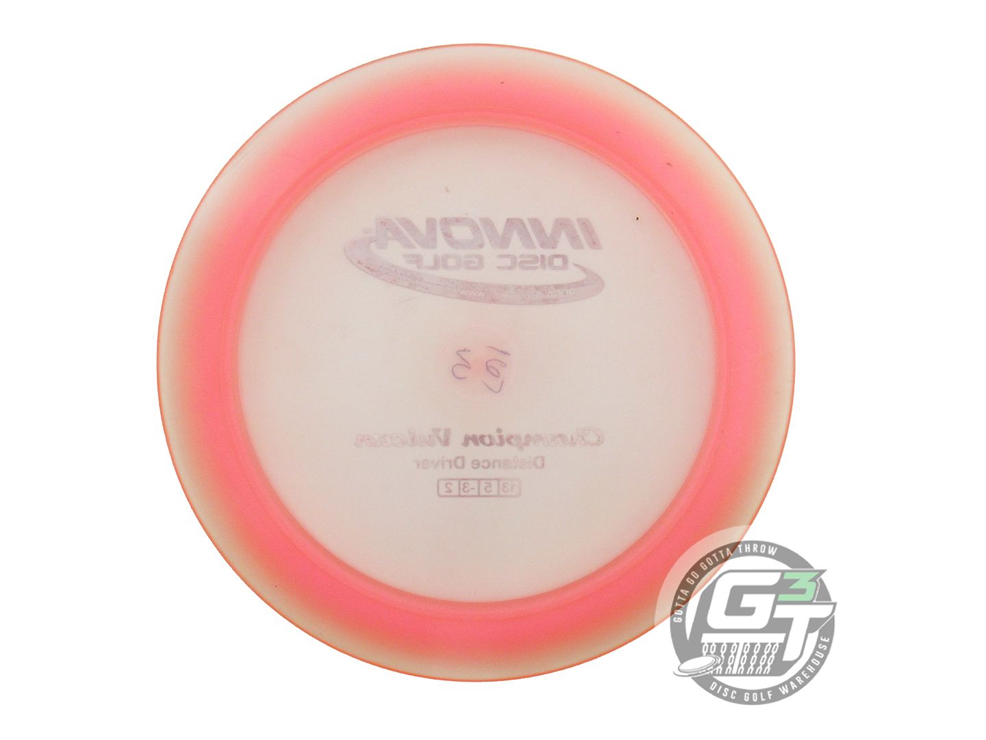 USED Innova Champion Vulcan 167g Pink Pink Foil Distance Driver Golf Disc