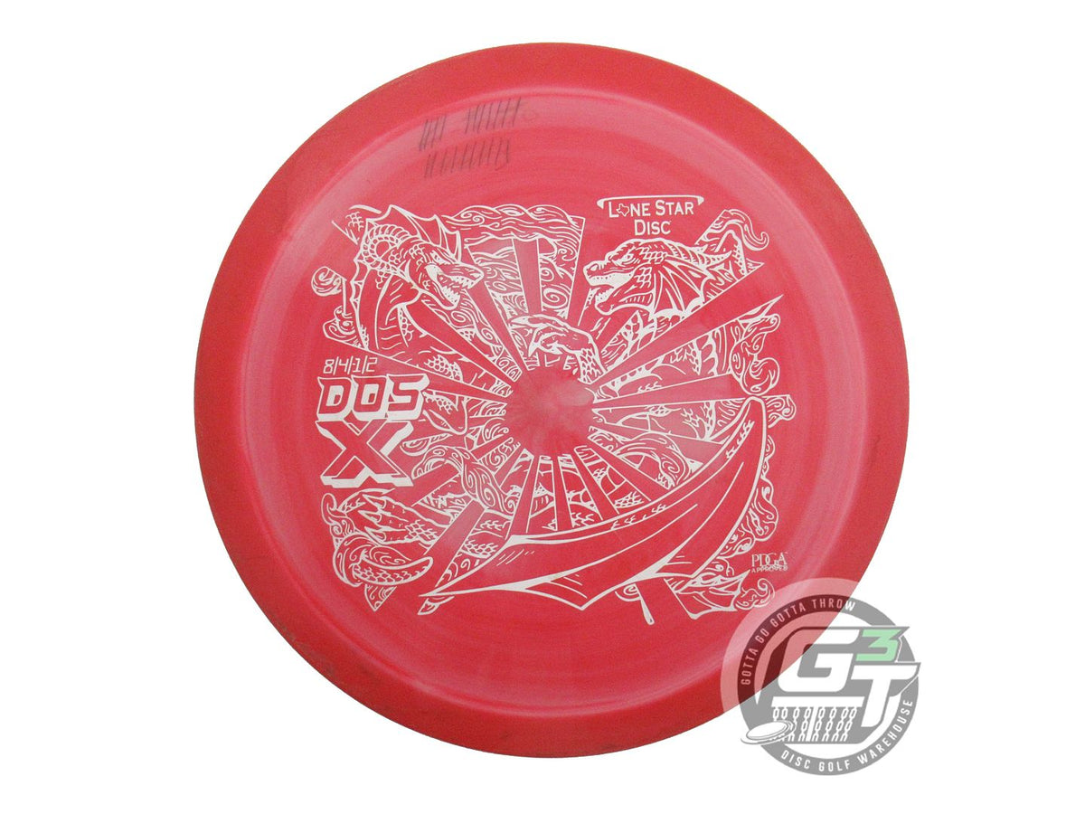 USED Lone Star Bravo Dos X 177g Red White Stamp Fairway Driver Golf Disc
