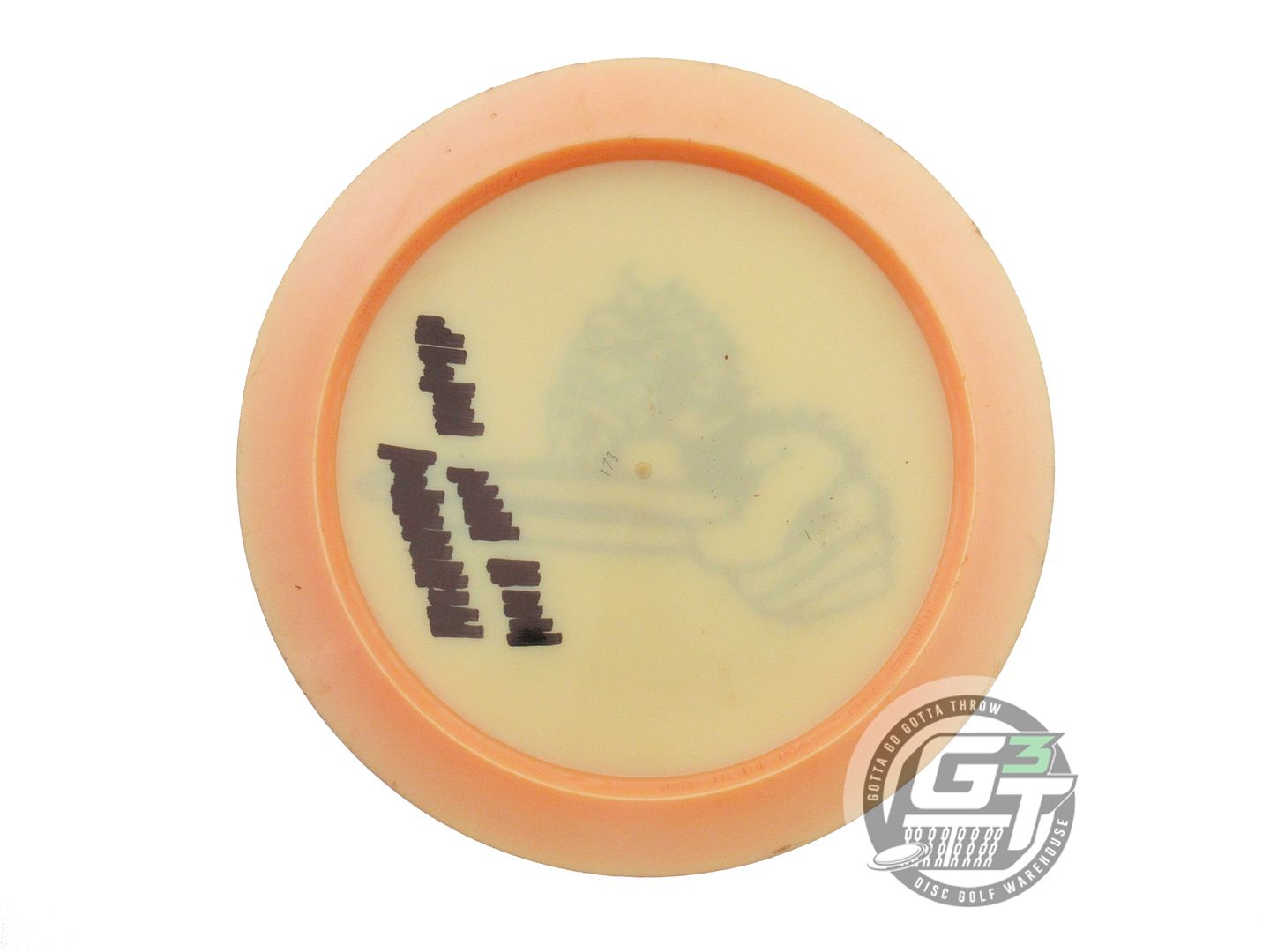 USED Discraft Big Z Crank 173g Peach Black Stamp PFN Distance Driver Golf Disc