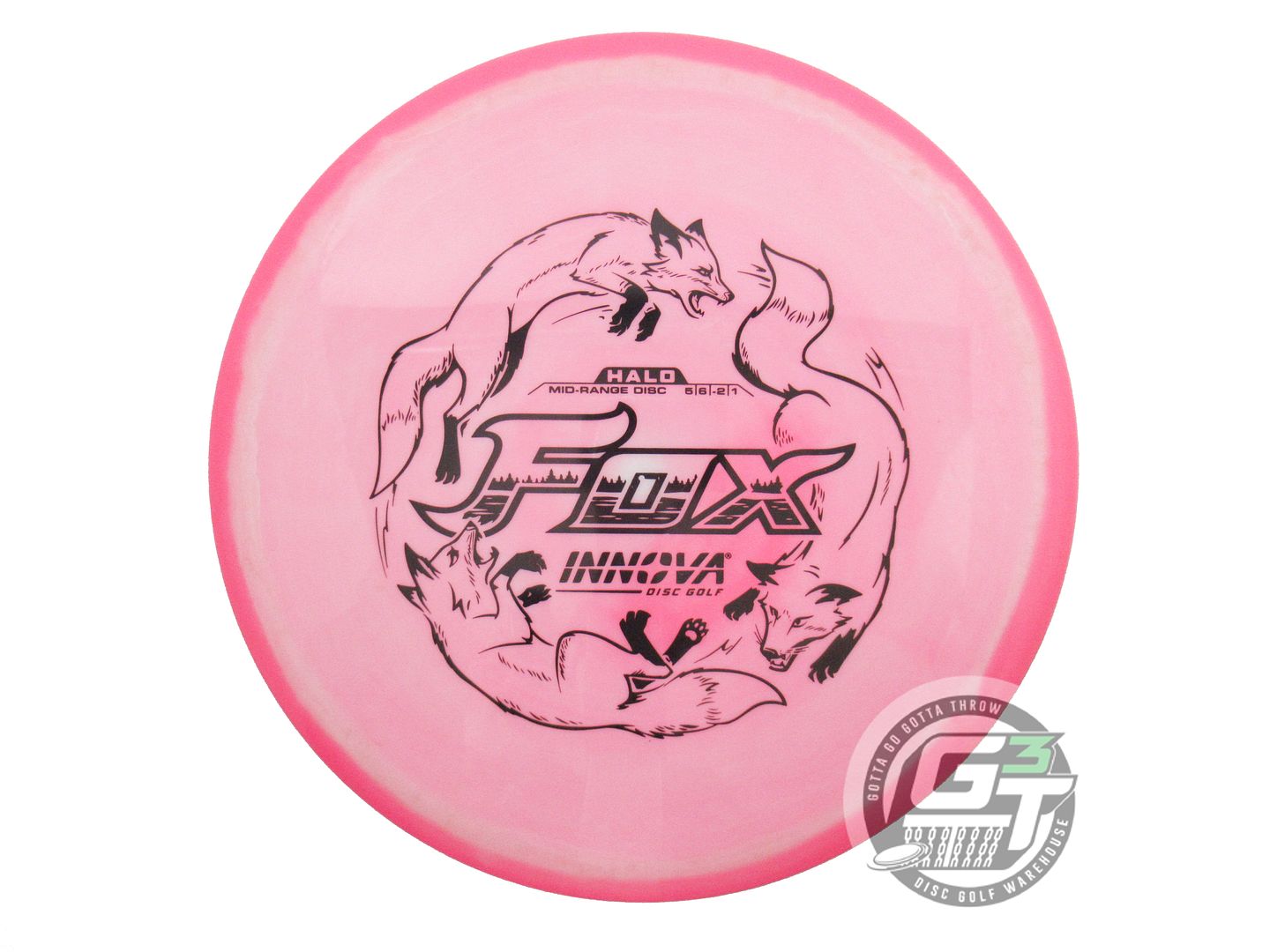 USED Innova Halo Star Fox 177g Pink-White Midrange Golf Disc