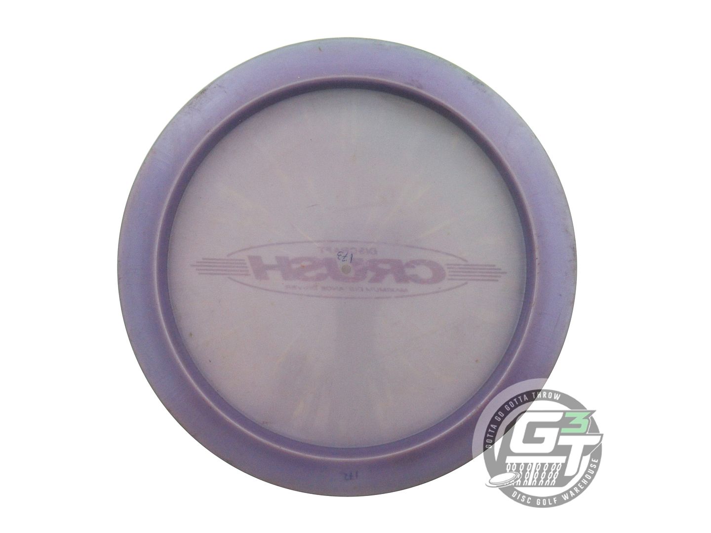 USED Discraft BAR STAMP Z Crush 173g Purple OOP Distance Driver Golf Disc