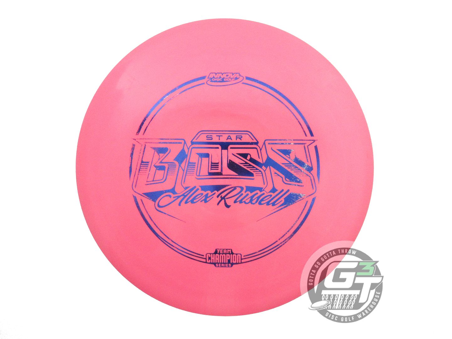 USED Innova [RUSSELL] Star Boss 175g Pink Blue Foil Driver Golf Disc