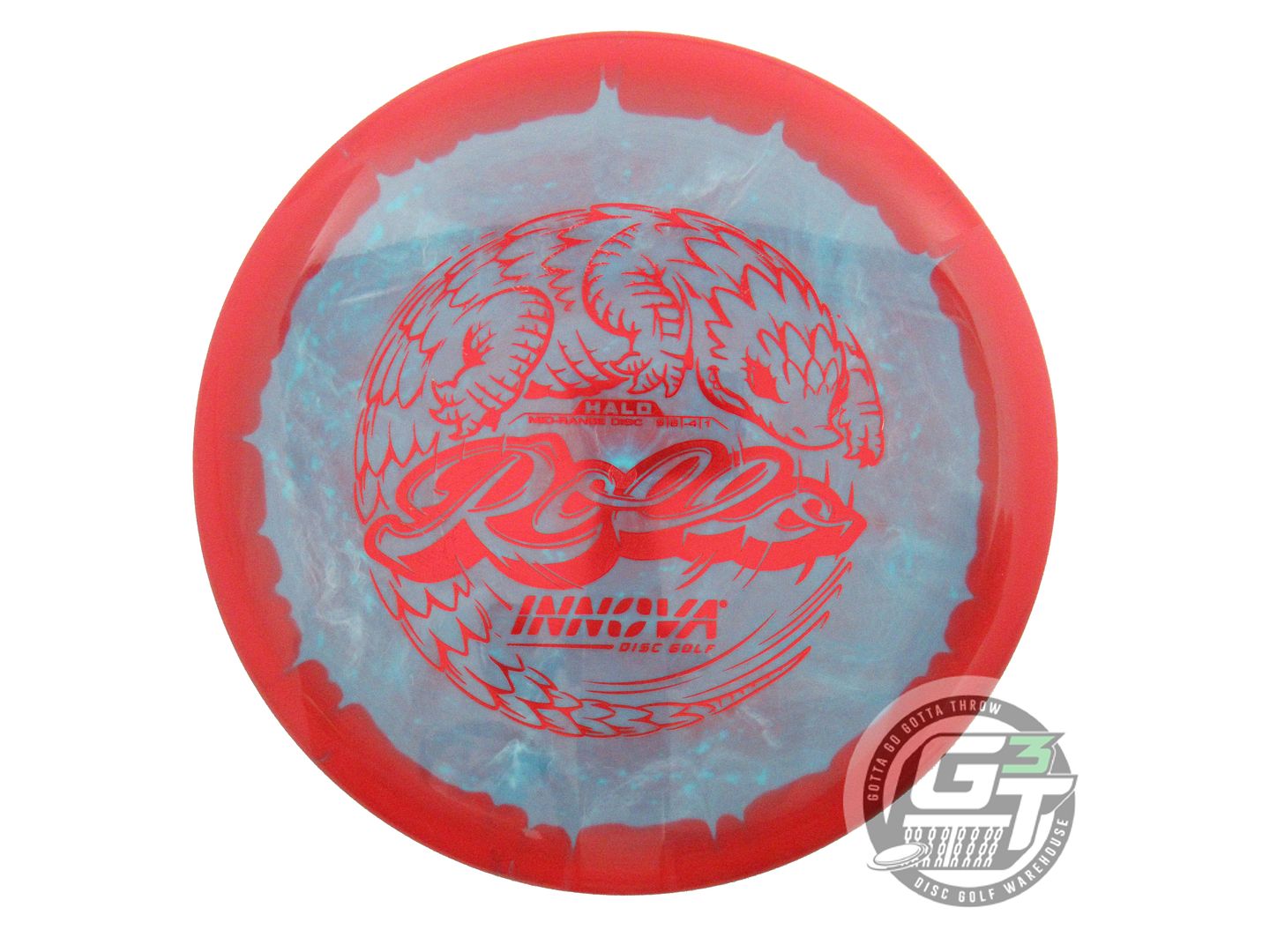 USED Innova Halo Star Rollo 175g Red-Teal Midrange Golf Disc