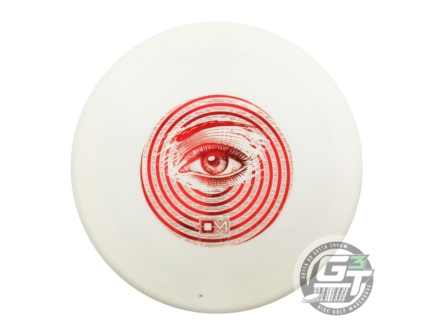 USED Gateway Platinum Illusion 173g White Red Foil Distance Driver Golf Disc