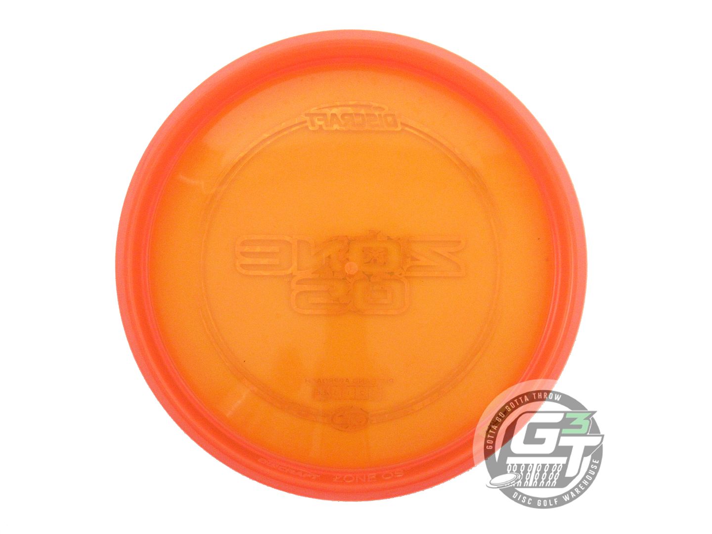 USED Discraft Z Zone OS 176g Orange Pink Flower Foil Putter Golf Disc