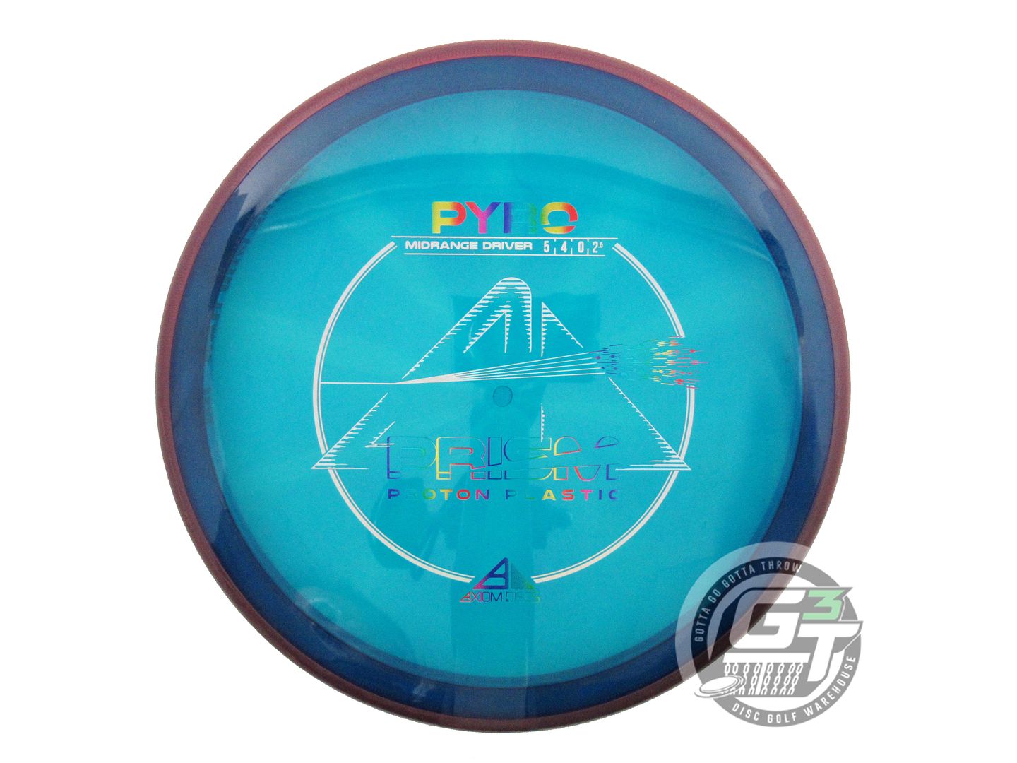 USED Axiom Discs Classic Prism Proton Pyro 177g Blue Purple Rim Midrange Disc
