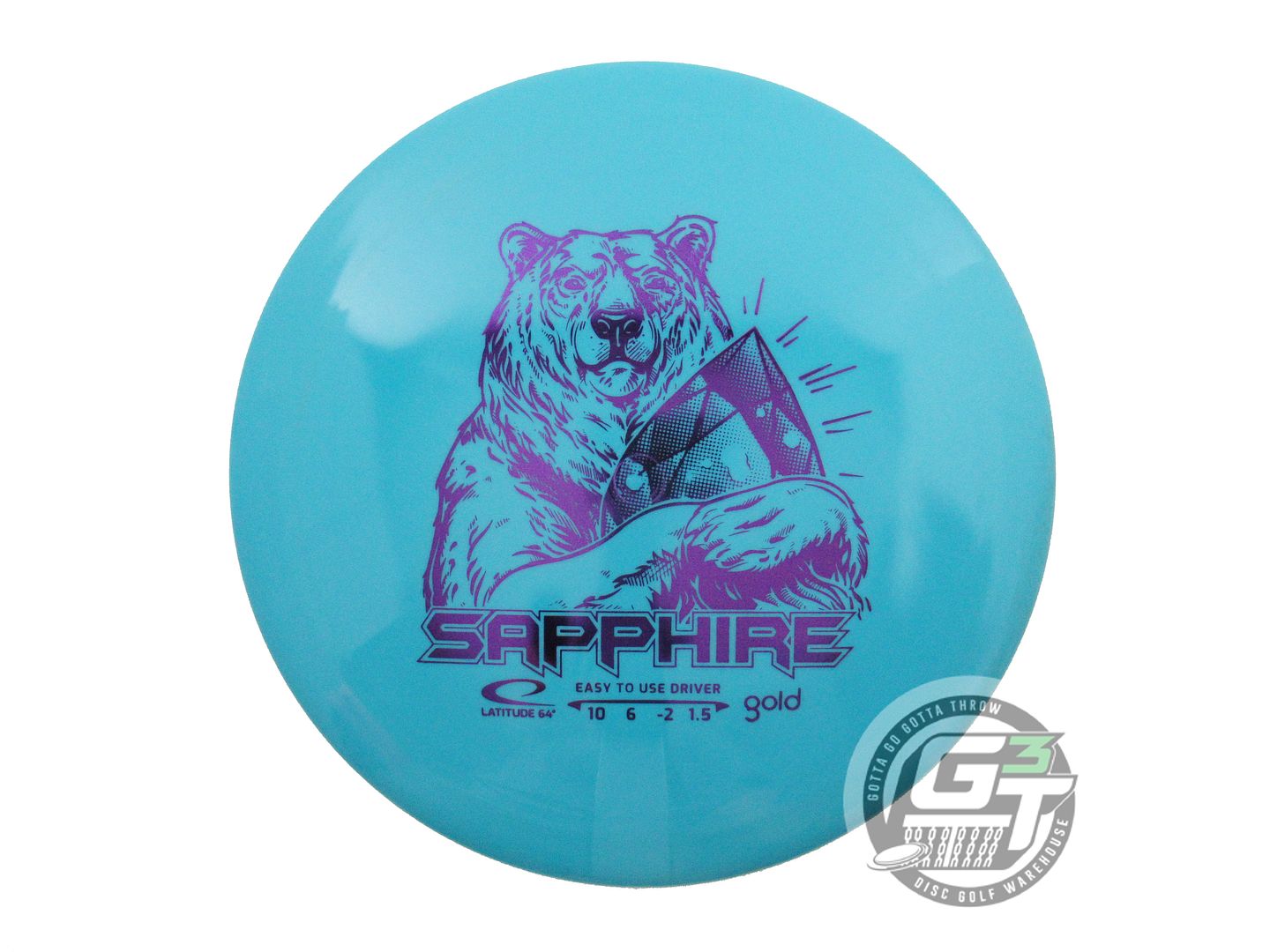 USED Latitude 64 Gold Sapphire 162g Teal Purple Foil Distance Driver Golf Disc