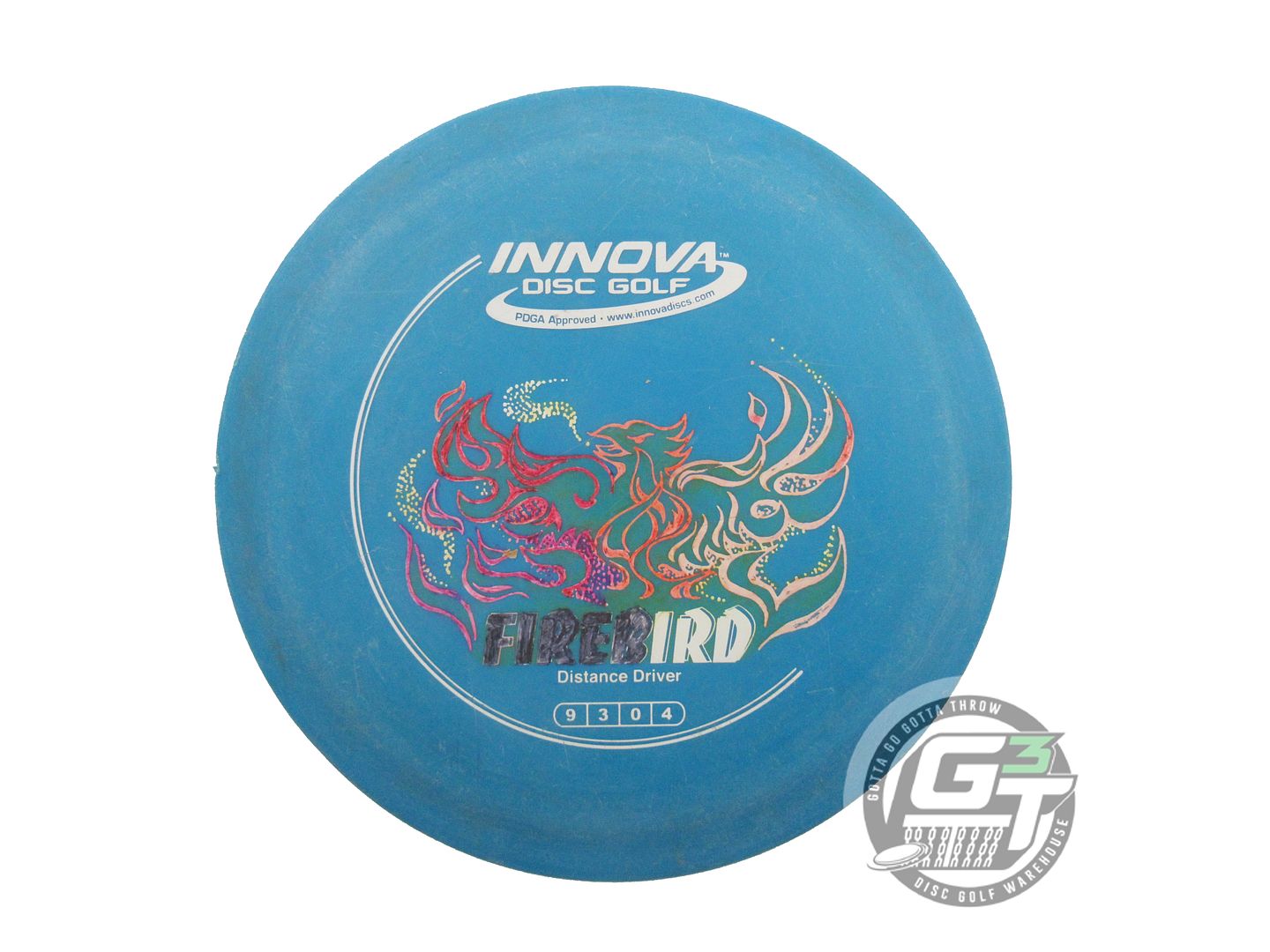 USED Innova DX Firebird 164g Blue White Stamp Distance Driver Golf Disc