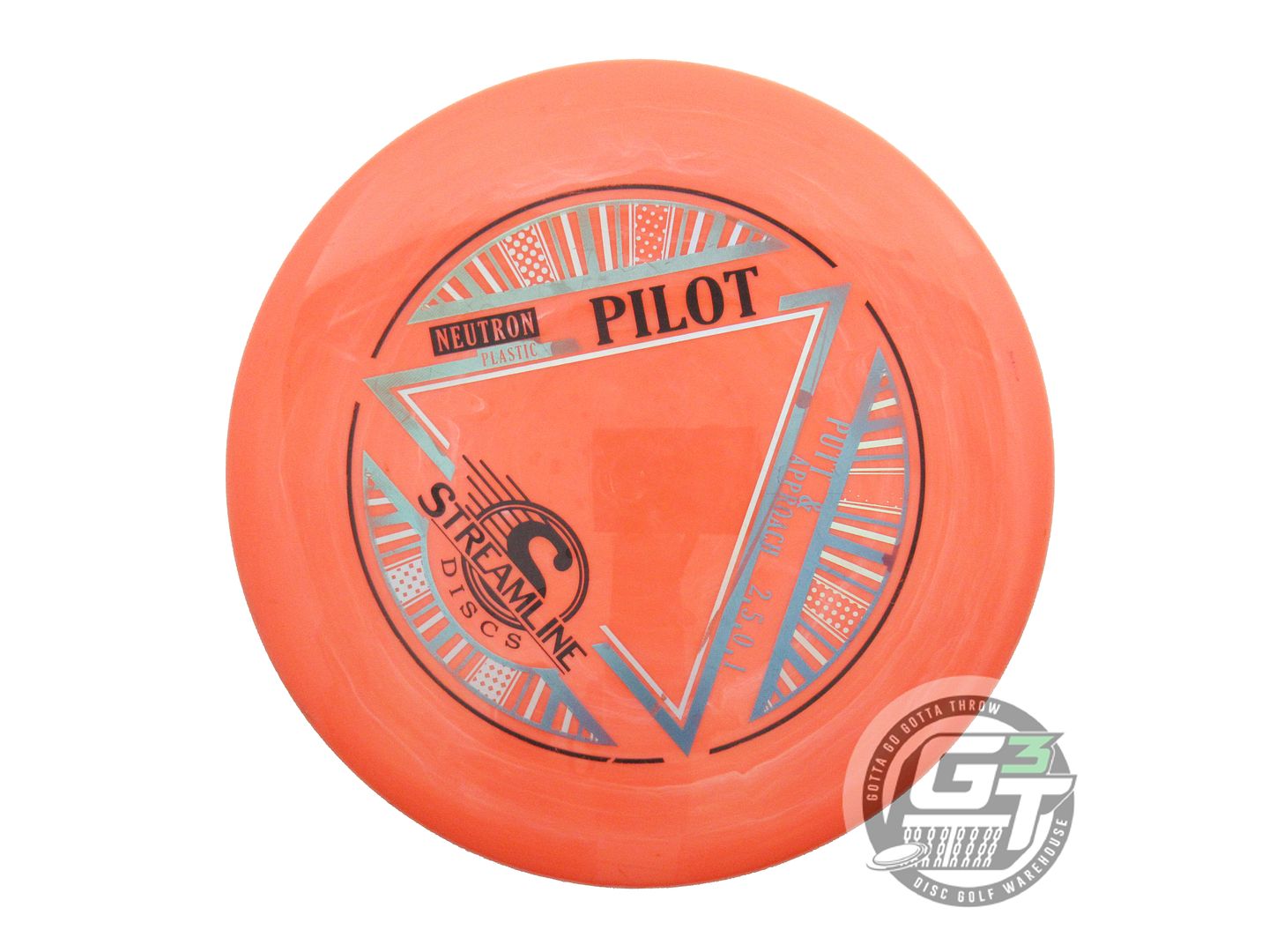 USED Streamline Discs Neutron Pilot 176g Orange Putter Golf Disc