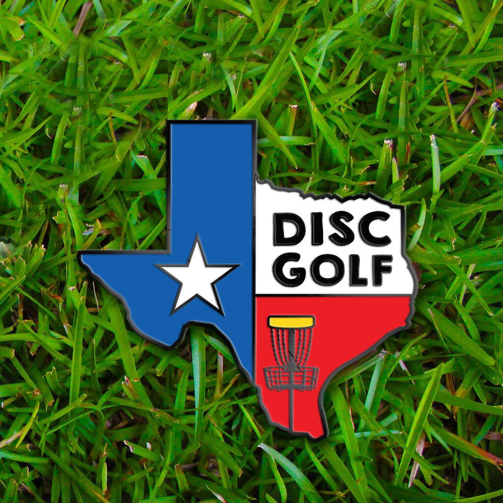 Texas Disc Golf Pin