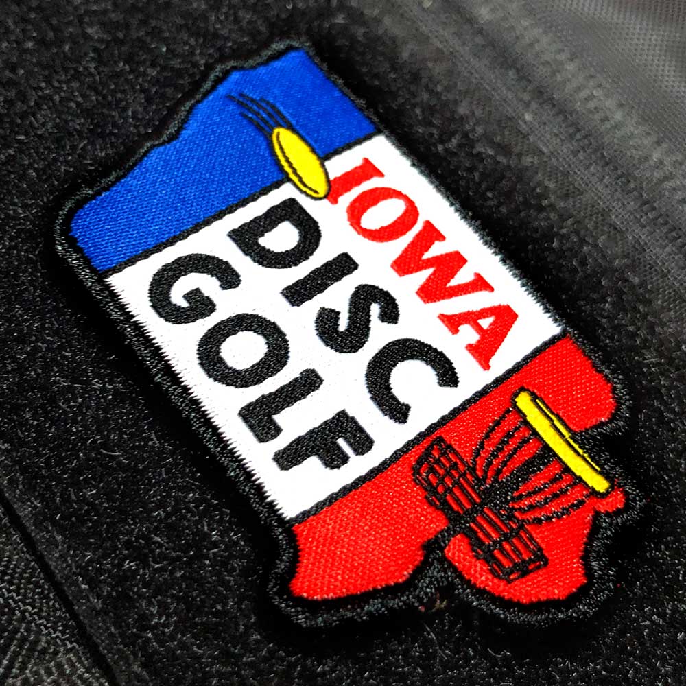 Iowa Disc Golf Patch - Perfect Disc Golf Gift