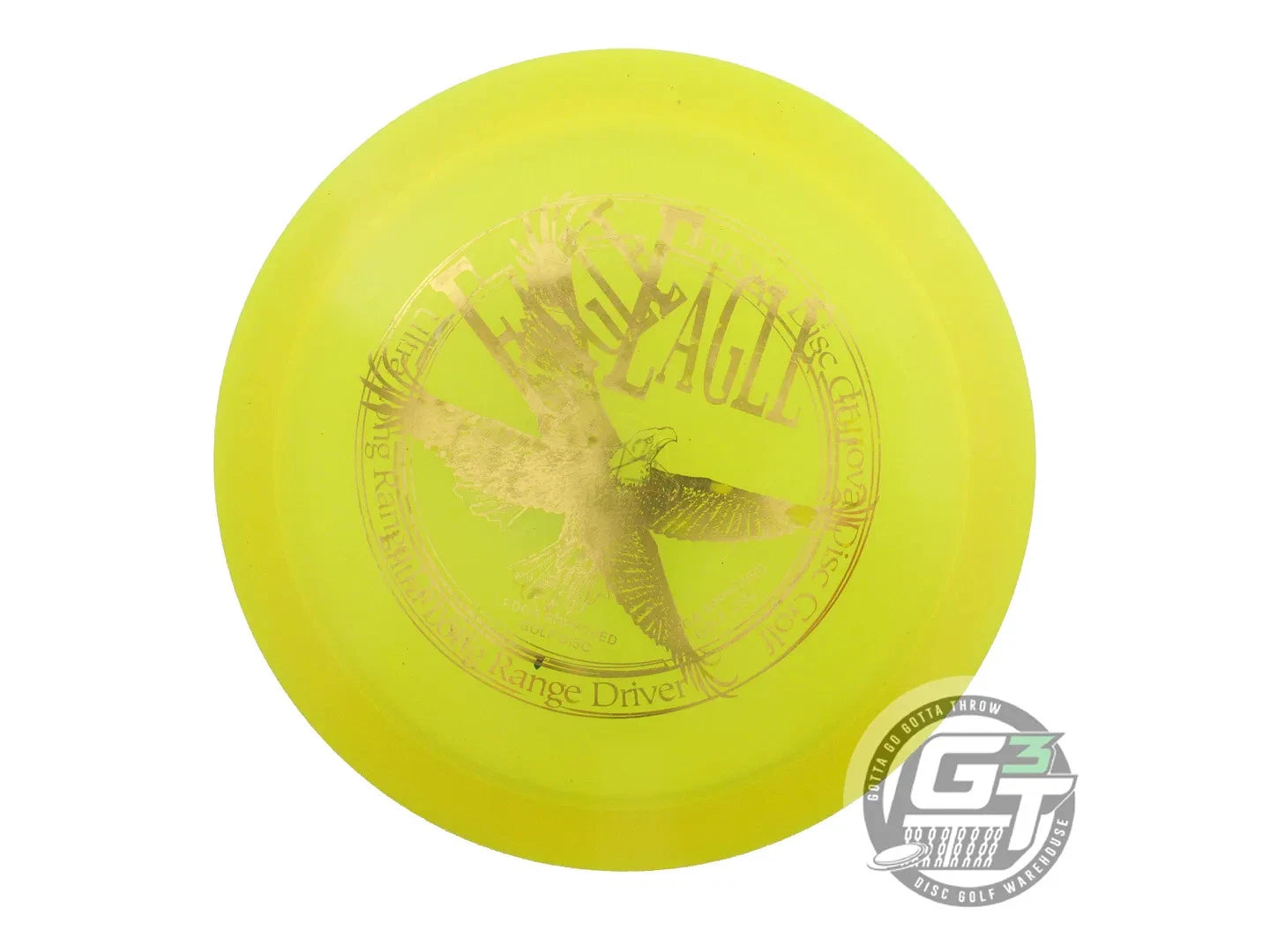 USED Innova X-OUT [LE] Champion Eagle-L 175g Yellow Fairway Driver Golf Disc - Gotta Go Gotta Throw