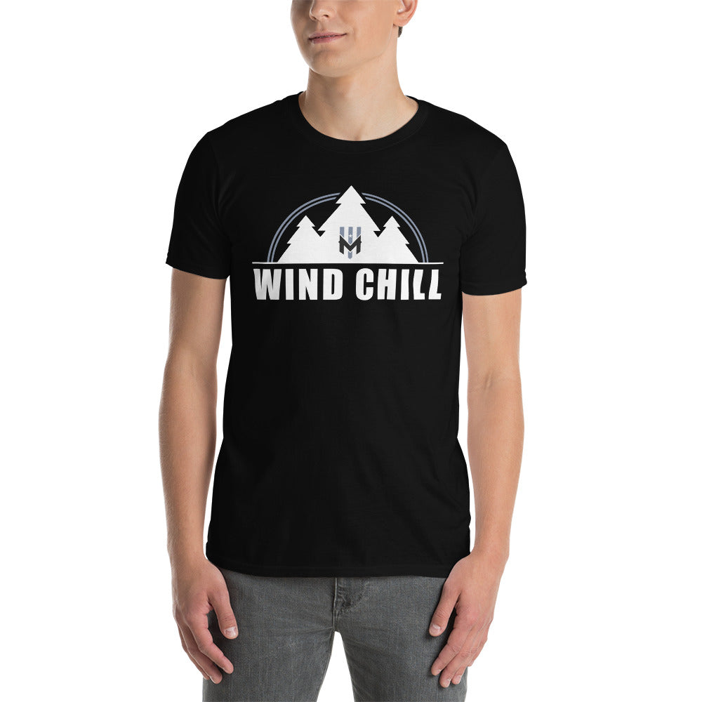 Wind Chill Black/Dark Heather Trees T-Shirt