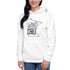 Wind Chill White State Outline Hooded Sweatshirt