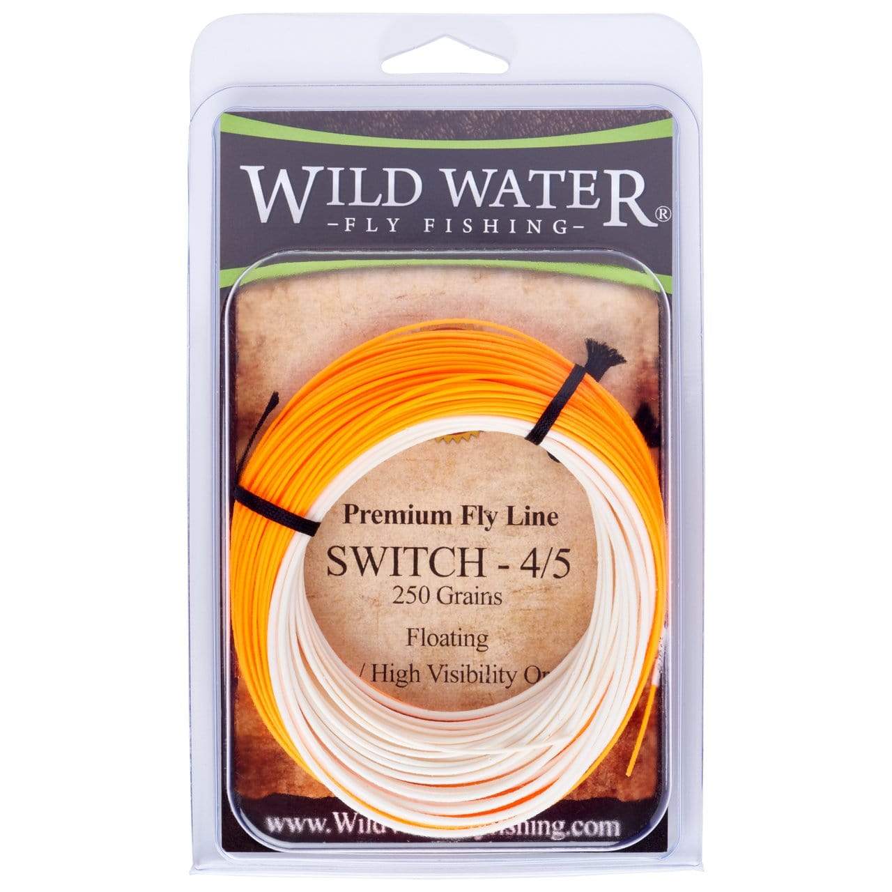 Wild Water Fly Fishing 4/5F Switch Line, 250 grains
