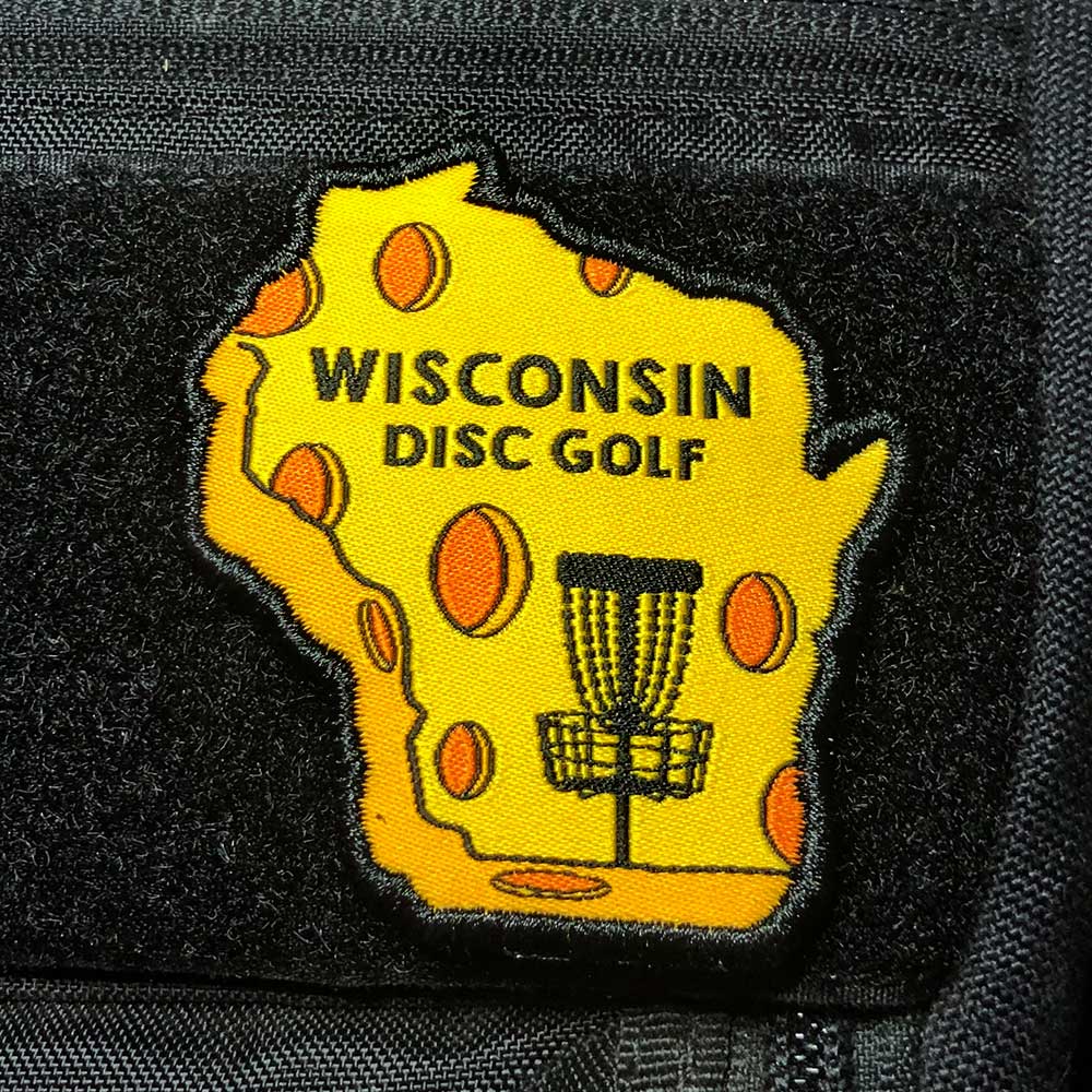 Wisconsin Disc Golf Patch - Perfect Disc Golf Gift
