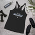 Wind Chill Women's Racerback Tank - Black 3D Text