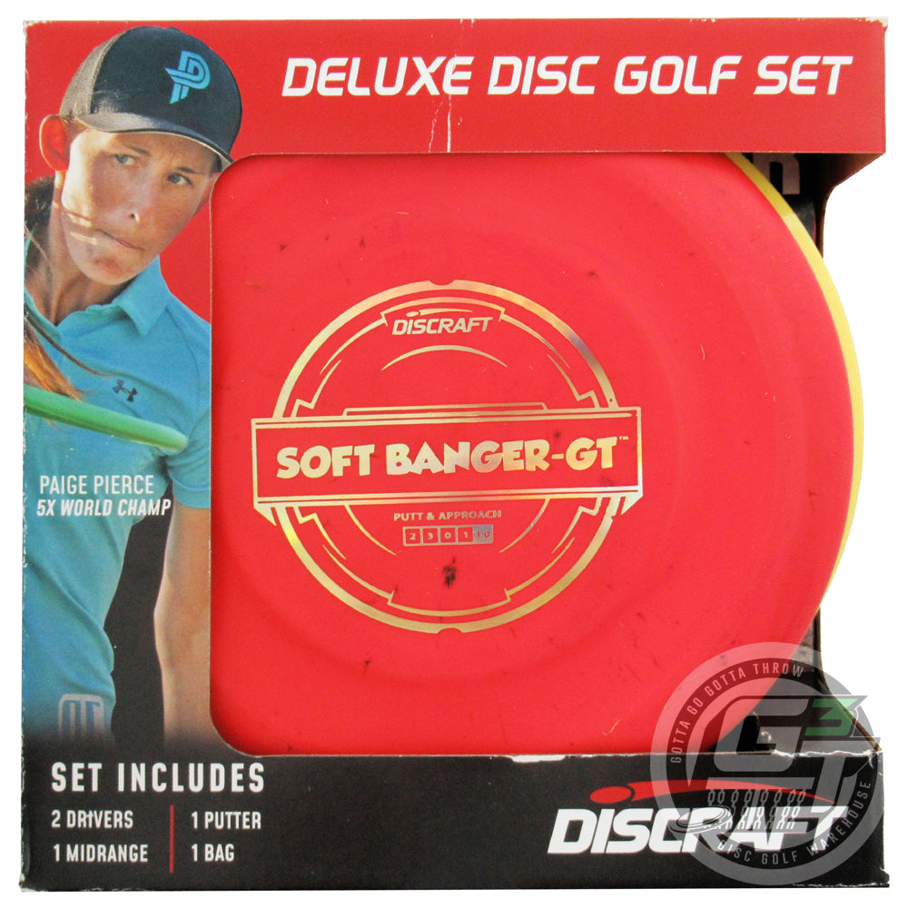 Discraft 4-Disc and Bag Deluxe Disc Golf Set