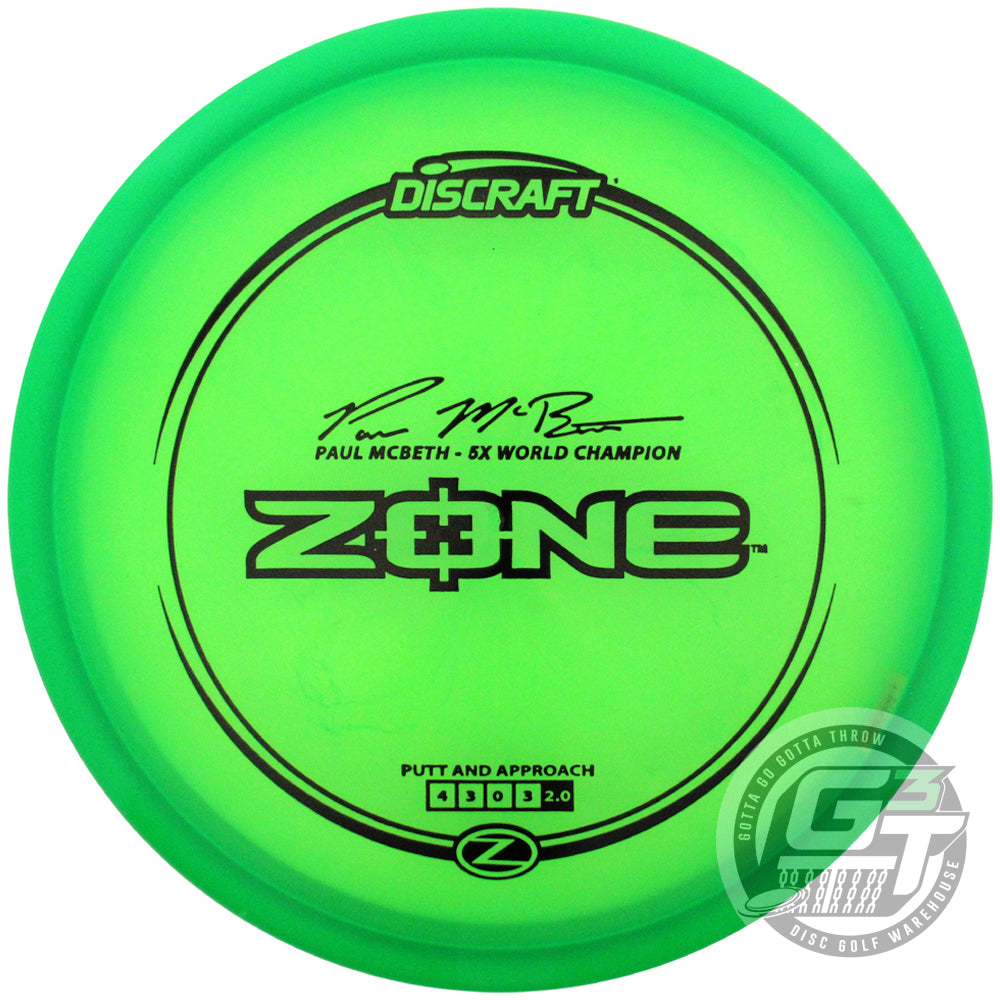 Discraft Elite Z Zone [Paul McBeth 5X] Putter Golf Disc