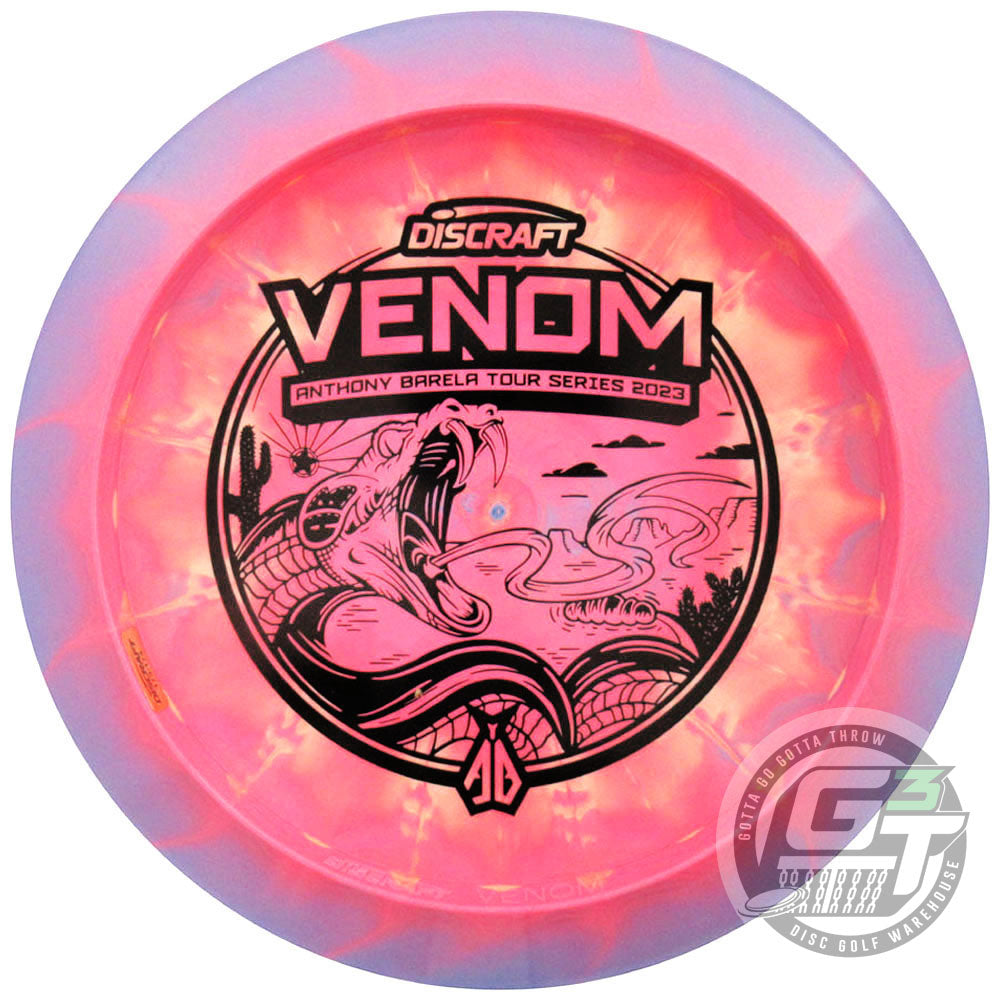 Discraft Limited Edition 2023 Tour Series Anthony Barela Understamp Swirl ESP Venom Distance Driver Golf Disc (Limit 2 Per Customer)