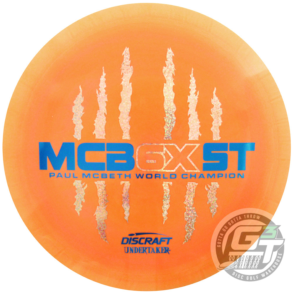 Discraft Limited Edition Paul McBeth 6X Commemorative McBeast Stamp Undertaker Distance Driver Golf Disc