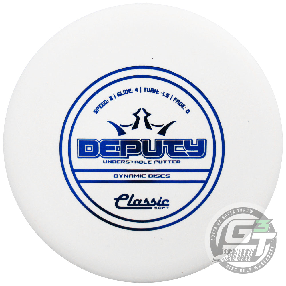 Dynamic Discs Classic Soft Deputy Putter Golf Disc