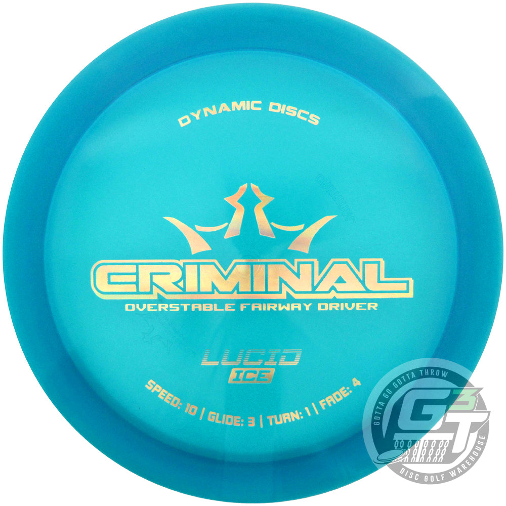Dynamic Discs Lucid Ice Criminal Distance Driver Golf Disc