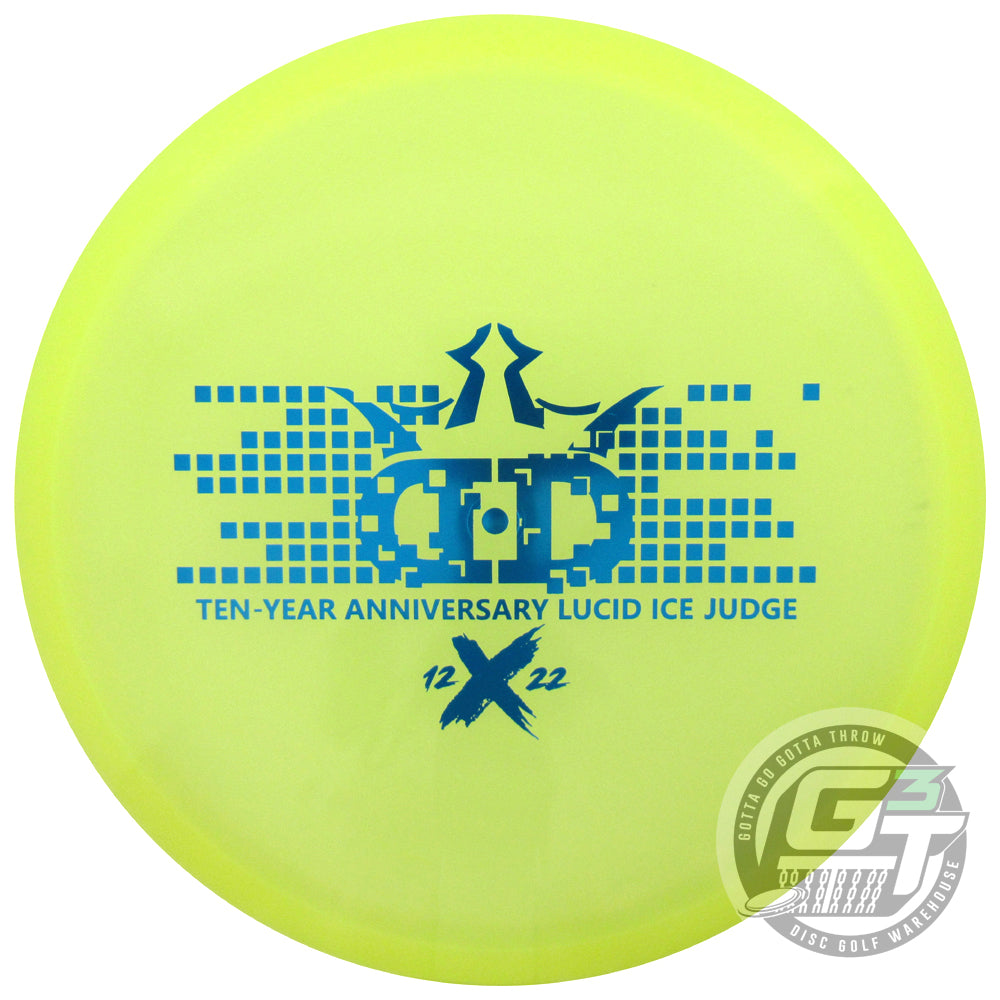 Dynamic Discs Limited Edition 10-Year Anniversary Lucid Ice Judge Putter Golf Disc