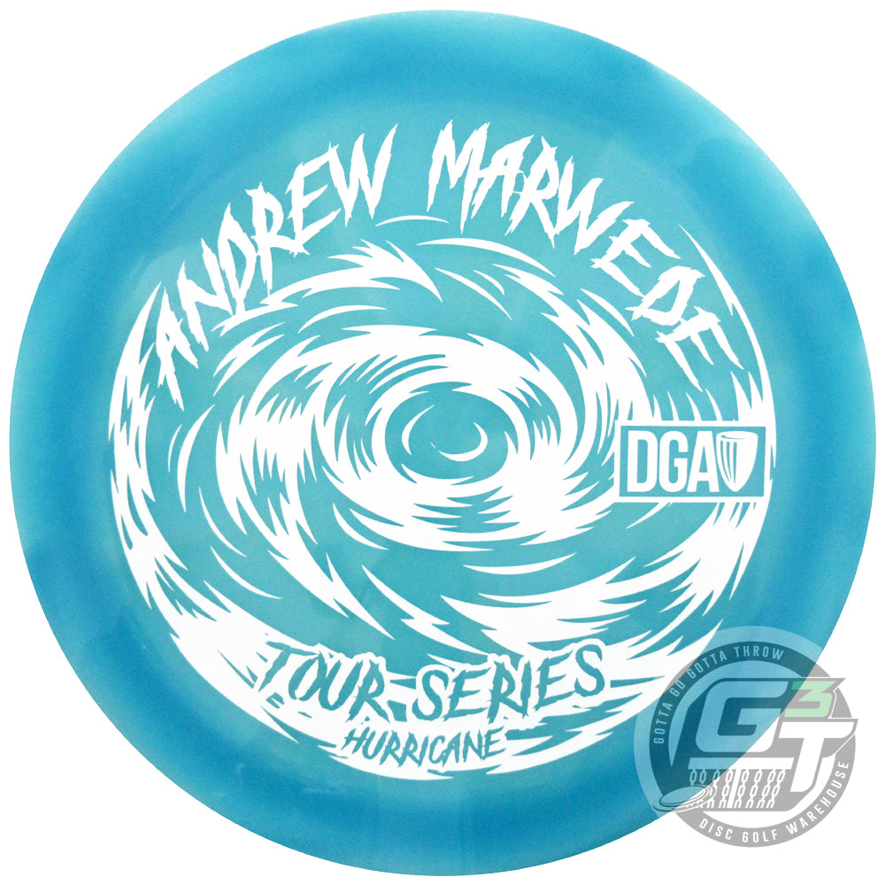 DGA Limited Edition 2023 Tour Series Andrew Marwede Swirl Tour Series Hurricane Distance Driver Golf Disc