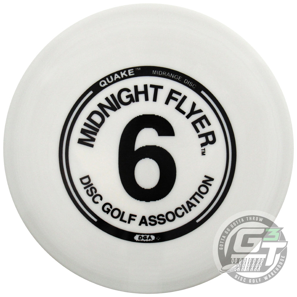 DGA Limited Edition Midnight Flyer #6 Glow Proline Blend Quake Midrange Golf Disc