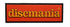 Discmania Bar Logo Velcro Disc Golf Patch