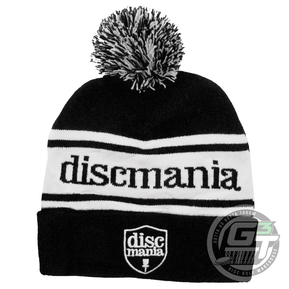 Discmania Logo Pom Woven Beanie Winter Disc Golf Hat