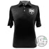 Discmania Shield Logo Converge Short Sleeve Performance Disc Golf Polo Shirt